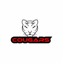 Leopard head as a logo for something bold and wild full of challenges