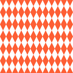 Seamless pattern with orange rhombuses.