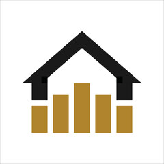 Home Logo Template. Modern Real Estate Company Logo Design Vector
