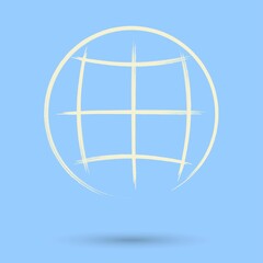 Web icon isolated object. Vector illustration.