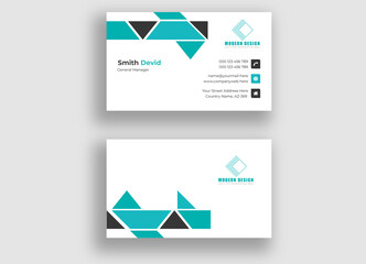 Modern creative professional Business card design template