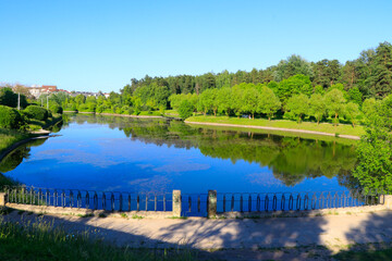 lake in the park