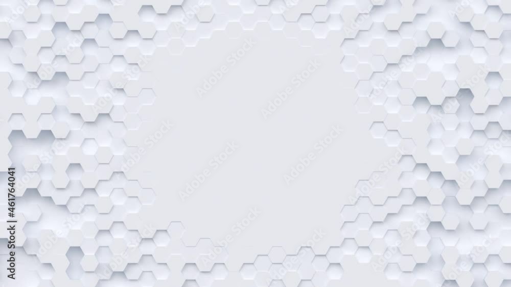 Poster geometric modern animated seamless looping abstract background. 3d render design element, creative m