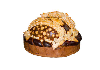 beautiful bread on a white background