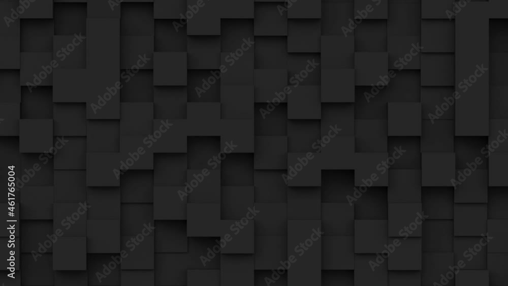 Poster geometric modern animated seamless looping abstract background. 3d render design element, creative m