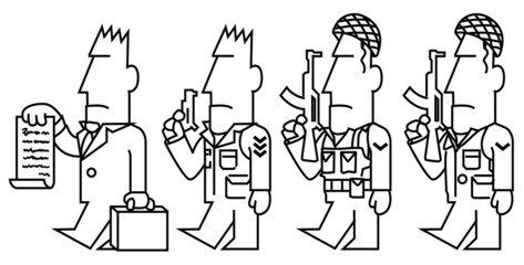 Lawyer Cartoon, Military