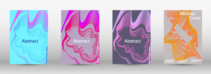 Modern abstract background. Modern design template. A set of modern abstract covers.