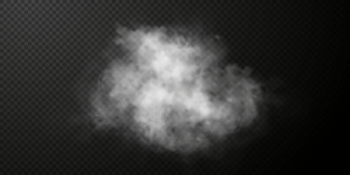 Premium Vector  Blue smoke burst isolated on transparent background. color  steam explosion special effect. realistic vector column of fire fog or mist  texture .