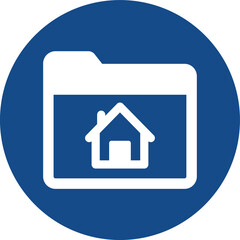 Home folder Isolated Vector icon which can easily modify or edit

