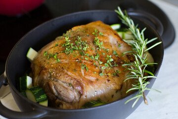 roasted lamb chops with rosemary