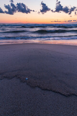sunset on the beach
