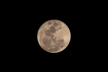 Full blue moon in the night