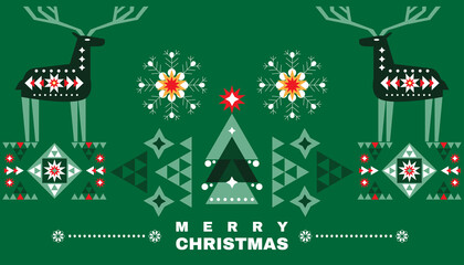 Fototapeta premium Merry Christmas banner 5