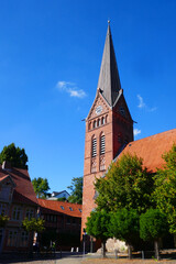Fototapeta na wymiar Maria Magdalenen Kirche in Lauenburg an der Elbe