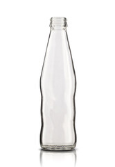 small glass drink bottle