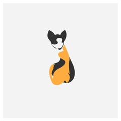 two in one cat become calico logo