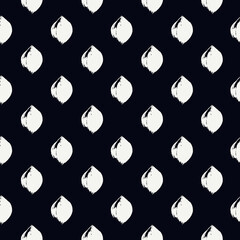 Brushstrokes motif geometric print. Paint brush smears seamless pattern. Freehand grunge design background. Trendy handdrawn modern simple geo ornament