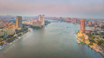 Fototapeta premium Cairo city skyline