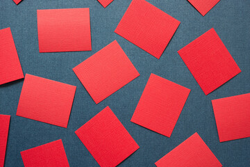 red paper squares background