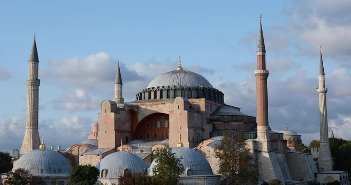 istanbul Turkey panoramic view 4k