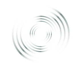 Fototapeta premium Abstract Lines in Circle Form, Design element, Geometric shape, Striped border frame for image, Technology round Logo, Spiral Vector Illustration