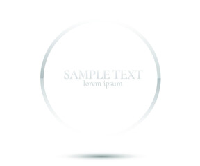 Abstract Lines in Circle Form, Design element, Geometric shape, Striped border frame for image, Technology round Logo, Spiral Vector Illustration