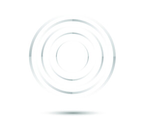 Fototapeta premium Abstract Lines in Circle Form, Design element, Geometric shape, Striped border frame for image, Technology round Logo, Spiral Vector Illustration
