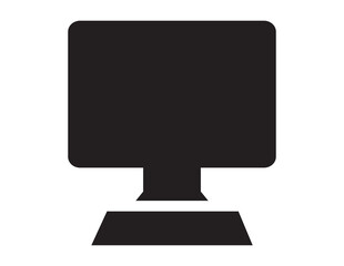 Computer icon vector isolated on white background. Trendy computer icon in flat style. Modern template for web site, app, ui and logo. Vector illustration, EPS 10