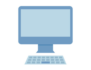 Computer icon vector isolated on white background. Trendy computer icon in flat style. Modern template for web site, app, ui and logo. Vector illustration, EPS 10