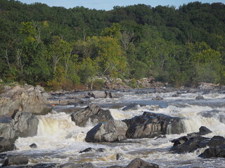 waterfall on Potomac river