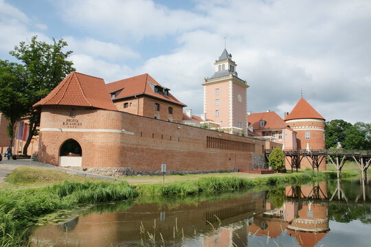 Fototapeta Zamek Biskupów Warmińskich. Lidzbark Warmiński. Polska - Mazury - Warmia.