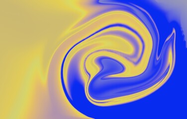 Color Dynamic. Liquid Screen series. Abstract arrangement of vibrant flow of hues and gradients suitable for projects on art, design and technology.Fluid colors wallpaper. Bright colorful shapes overl