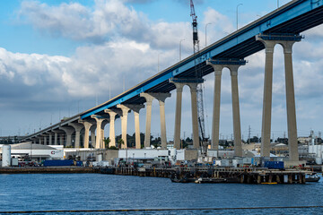 Coronado Bridge - Connecting San Diego and Coronado.  The bridge goes over the San Diego Bay that...