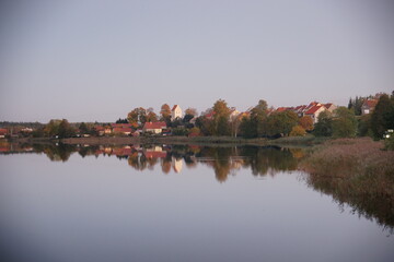 Wydminy. Jezioro Wydmińskie. Polska - Mazury.