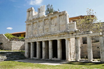Ruins of Sebasteion at Aphrodisias, Turkey