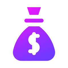 Money sack icon