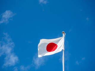 日本の国旗 - obrazy, fototapety, plakaty