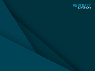 blue abstract background with paper cut and shadow