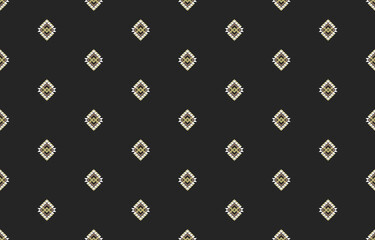 Geometric ethnic seamless pattern traditional design for background, illustration, wallpaper, fabric, clothing, batik, carpet, wrapping, embroidery