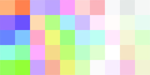 Seamless Background Colored Cubes Pastel Colors