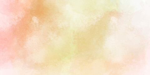 Pink and yellow abstract watercolor painting. Abstract watercolor texture as background