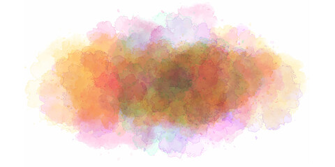 Colorful Brushed Painted watercolor Background. Brush stroked painting.
