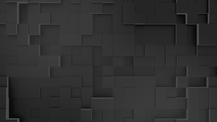 タイル 黒 ビジネス ジオメトリ シンプル [別Verあり]