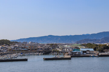 Fototapeta na wymiar 田子の浦港（静岡県富士市）