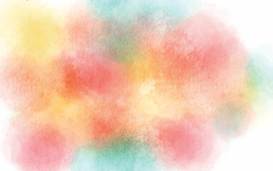 Beautiful watercolor splash, Abstract red watercolor on white background.