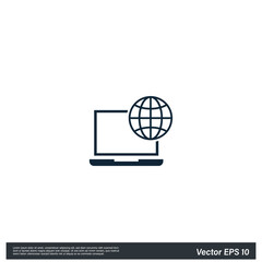 world wide web  icon logo