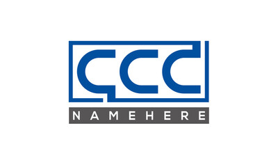 CCC creative three letters logo