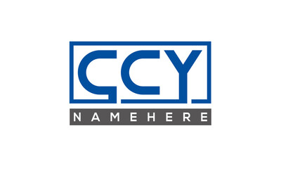 CCY creative three letters logo