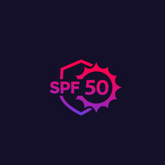 spf 50, UV protect icon