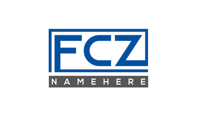 FCZ creative three letters logo